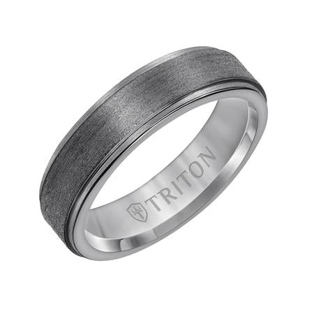 Triton Black Tantalum Wedding Band Size 10 *