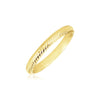 14k Yellow Gold Textured Comfort Fit Wedding Band(2.50 mm)