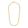 14k Yellow Gold Semi Solid Miami Cuban Chain (6.60 mm)