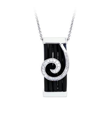 Swirl Rubber Pendant