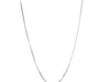 14k White Gold Classic Box Chain 0.45mm