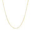 Double Extendable Box Chain in 14k Yellow Gold (0.6mm)