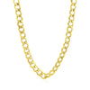 6.1mm 10k Yellow Gold Curb Chain