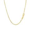 14k Yellow Gold Round Box Chain 1.35 mm