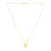 14K Yellow Gold Four Leaf Clover Necklace