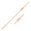 Extendable Cable Chain in 14k Rose Gold (1.2mm) - Diamond Designs